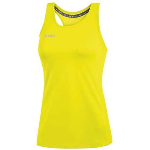 Tank Top running sans manche femme - Jako - Run 2.0 Jaune