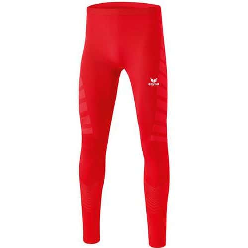 Collant long - Erima - compression enfant rouge