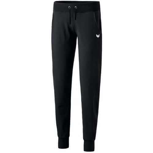 Pantalon sweat élastiqué - Erima - casual basic femme noir