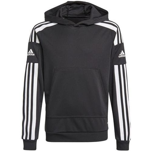 Sweat à capuche enfant - adidas - Squadra 21 Noir/Blanc