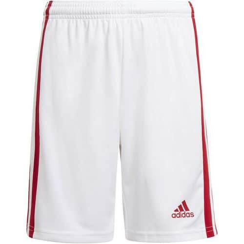 Short enfant - adidas - Squadra 21 Blanc/Rouge