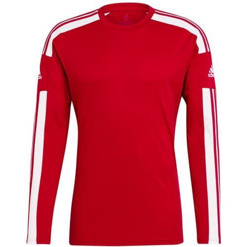 Maillot à manches longues - adidas - Squadra 21 Rouge/Blanc