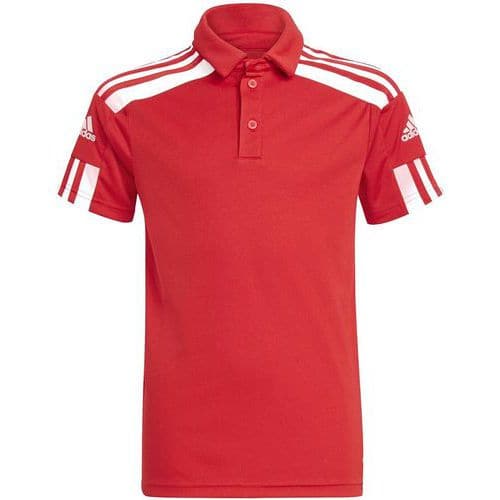 Polo enfant - adidas - Squadra 21 Rouge/Blanc