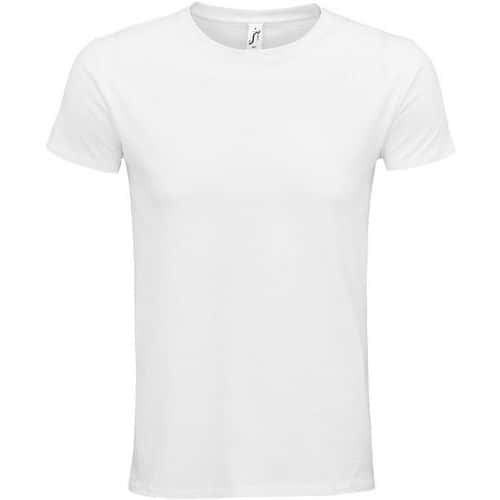 Tee-shirt personnalisable coton organique bio Jersey 140 BLANC