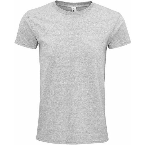 Tee-shirt personnalisable coton organique bio Jersey 140 GRIS CHINÉ