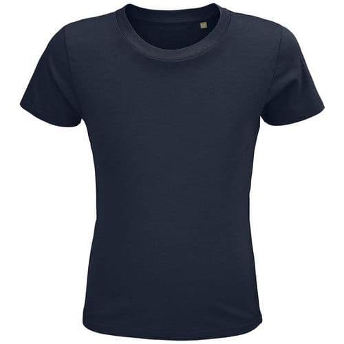 Tee-shirt personnalisable enfant coton organique bio Jersey 150 FRENCH MARINE