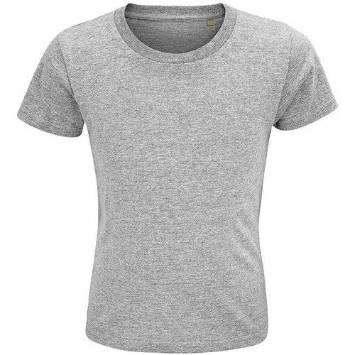 Tee-shirt personnalisable enfant coton organique bio Jersey 150 GRIS CHINÉ