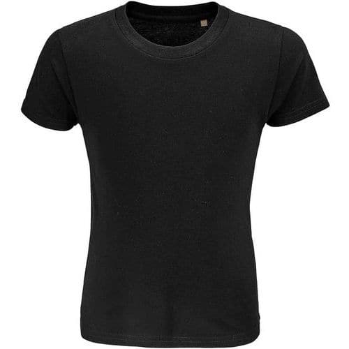 Tee-shirt personnalisable enfant coton organique bio Jersey 175 NOIR PROFOND