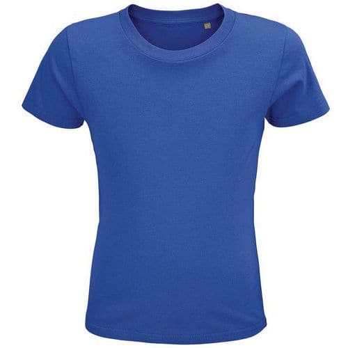 Tee-shirt personnalisable enfant coton organique bio Jersey 150 ROYAL