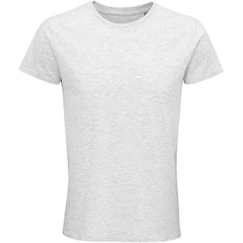 Tee-shirt personnalisable coton organique bio Jersey 150 BLANC CHINÉ