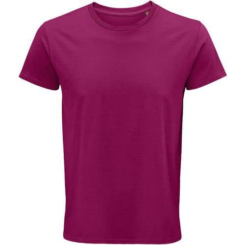 Tee-shirt personnalisable coton organique bio Jersey 150 FUCHSIA