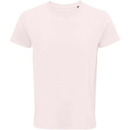 Tee-shirt personnalisable coton organique bio Jersey 150 ROSE PÂLE