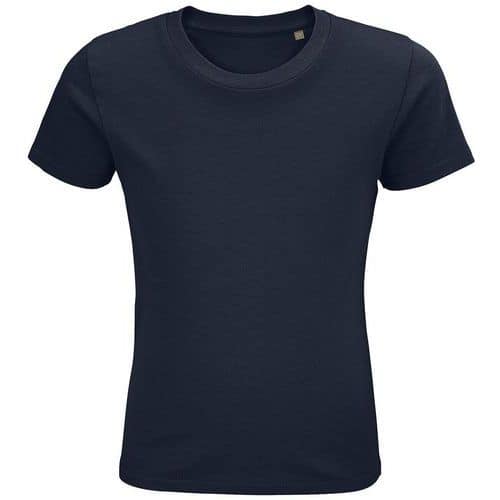 Tee-shirt personnalisable enfant coton organique bio Jersey 175 FRENCH MARINE