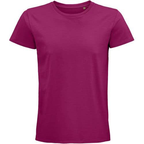 Tee-shirt personnalisable coton organique bio Jersey 175 FUCHSIA