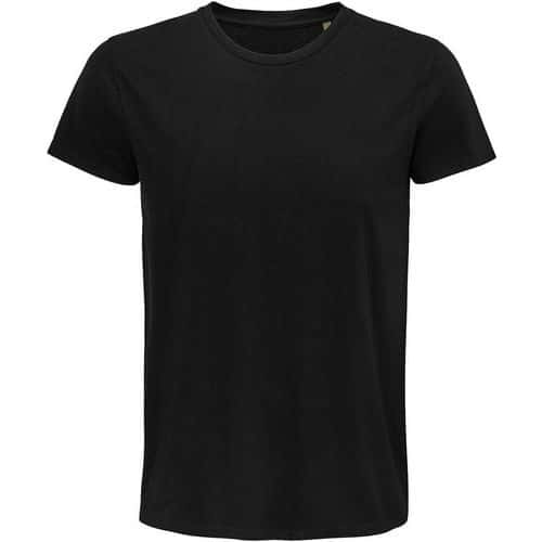 Tee-shirt personnalisable coton organique bio Jersey 175 NOIR PROFOND