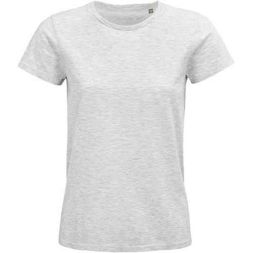 Tee-shirt personnalisable femme coton organique bio Jersey 175 BLANC CHINÉ