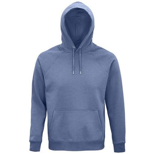 Sweat personnalisable coton organique bio BLEU