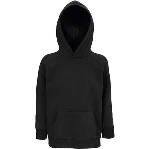 Sweat personnalisable enfant coton organique bio NOIR