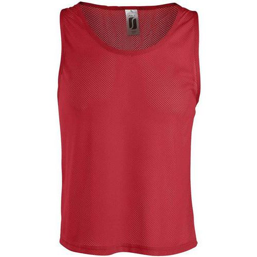 Chasuble personnalisable polyester ROUGE