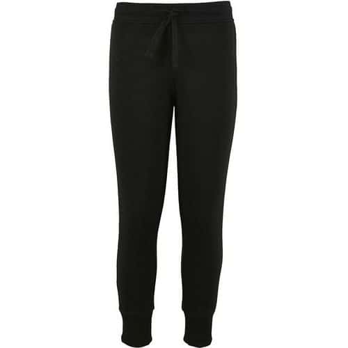 Pantalon personnalisable enfant en coton NOIR