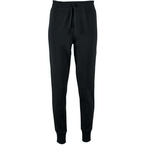 Pantalon personnalisable femme en coton NOIR