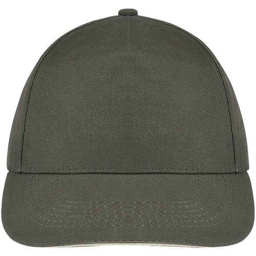 Casquette 5 panneaux en coton bicolore