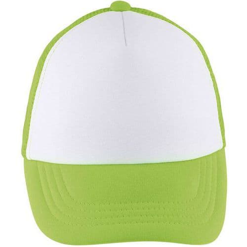 Casquette filet enfant en polyester bicolore