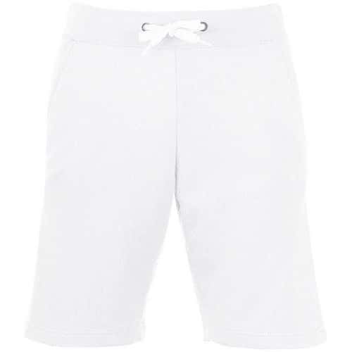 Short personnalisable homme en coton BLANC