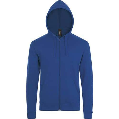 Veste zippée à capuche en coton ROYAL