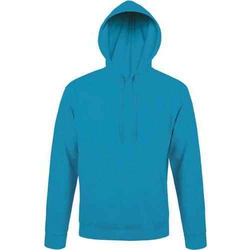 Sweat personnalisable à capuche en coton AQUA