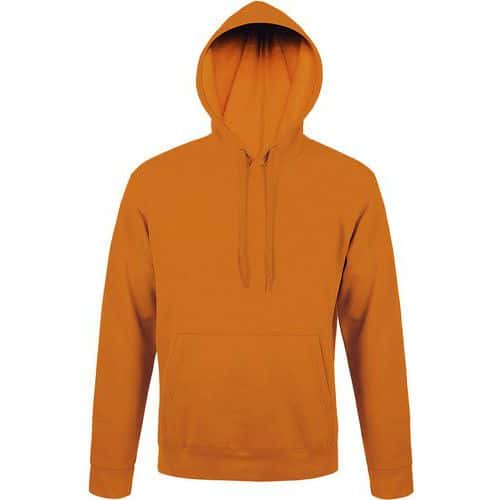 Sweat personnalisable à capuche en coton ORANGE