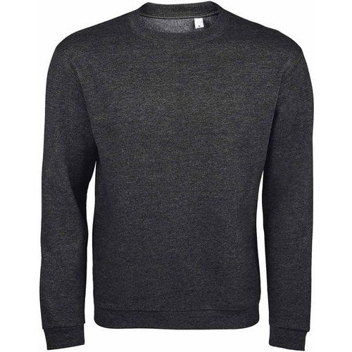 Sweat personnalisable col rond en coton ANTHRACITE CHIN