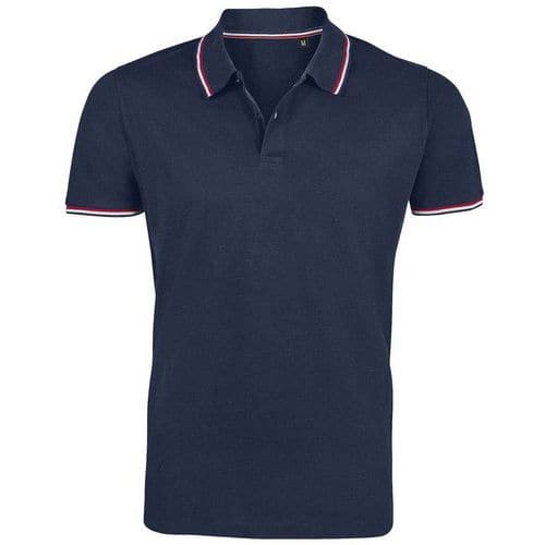 Polo personnalisable homme prestige en cotonFRENCH MARINE