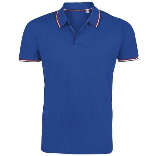 Polo personnalisable homme prestige en coton ROYAL