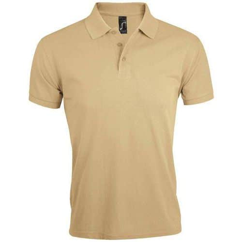 Polo personnalisable homme prime en polyesterSABLE