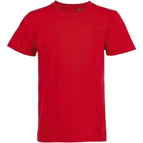 Tee-shirt personnalisable enfant en coton organique bio ROUGE