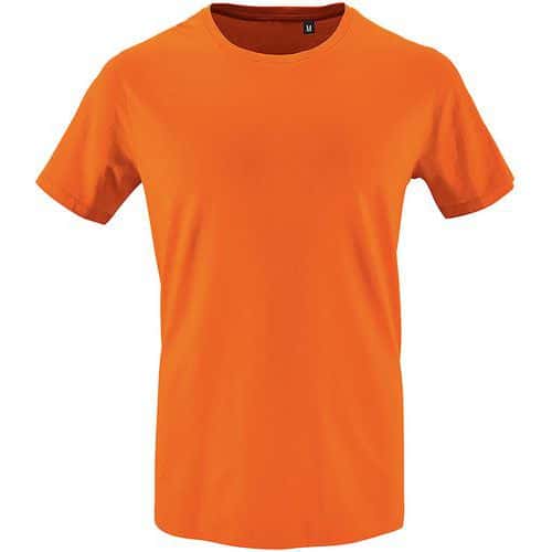 Tee-shirt personnalisable homme en coton organique bio ORANGE