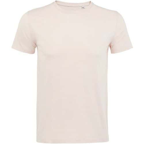 Tee-shirt personnalisable homme en coton organique bio ROSE CREMEUX