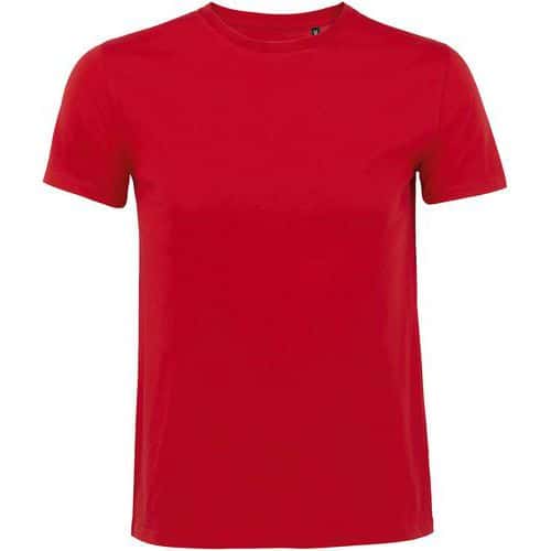 Tee-shirt personnalisable homme en coton organique bio ROUGE