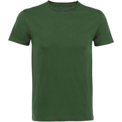 Tee-shirt personnalisable homme en coton organique bio VERT BOUTEILLE