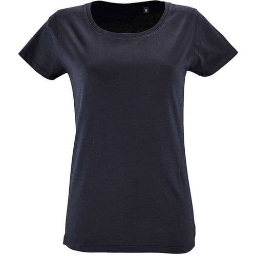 Tee-shirt personnalisable femme en coton organique bio FRENCH MARINE