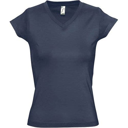 Tee-shirt personnalisable femme en coton DENIM
