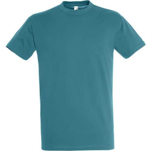 Tee-shirt personnalisable homme en coton BLEU CANARD