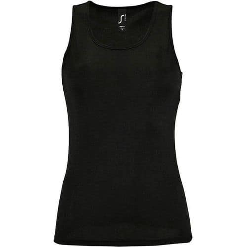 D bardeur personnalisable de sport femme en polyester NOIR