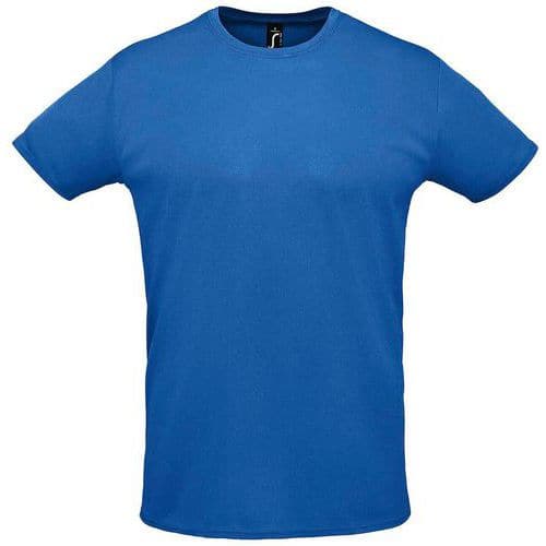 Tee-shirt personnalisable de sport en polyester ROYAL