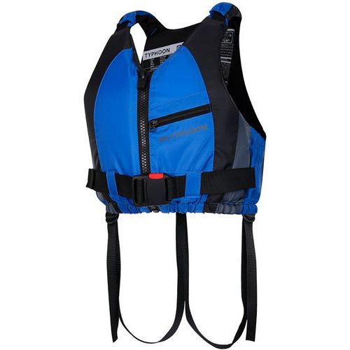 Gilet typhon amrok 50N noir & bleu - Plastimo