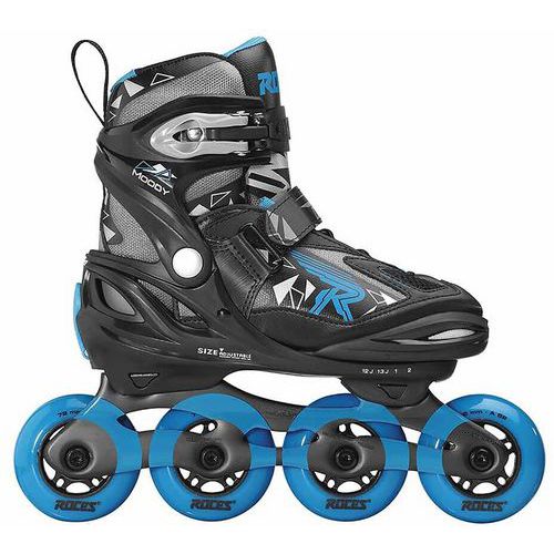 Rollers enfant moody boy tif noir et bleu