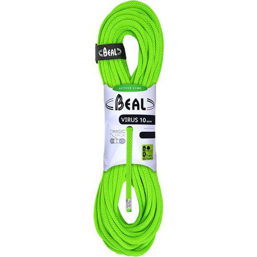 Corde Escalade - Beal - Virus vert - diamètre 10mm