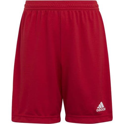 Short enfant - adidas - entrada 22 rouge