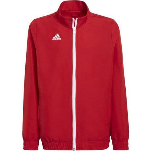 Veste de survêtement enfant - adidas - entrada 22 presentation rouge